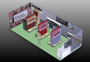 上海2008國際零售業(yè)展覽會 某美國公司展位效果圖技術(shù)解析與SolidWorks 2008應(yīng)用交流